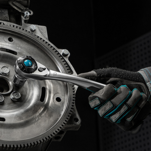 Набор торцевых головок, трещотка 120 зубьев, 1/2", CrV, 36 предметов Gross по ценам производителя в Уфе с доставкой по всей России