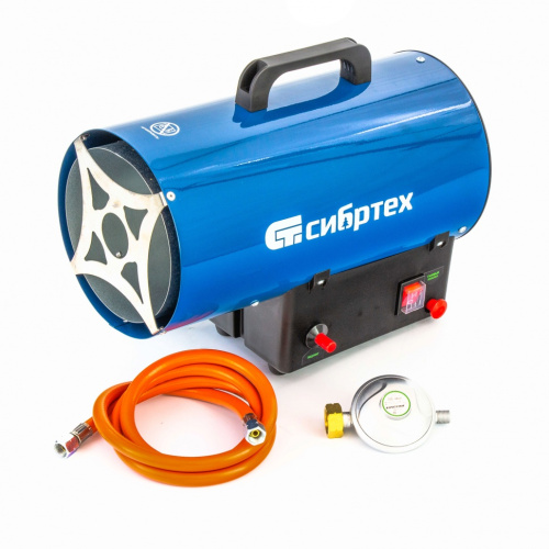 Газовая тепловая пушка СТГ-15, 15 кВт, 500 м3/ч, пропан-бутан Сибртех по ценам производителя в Уфе с доставкой по всей России