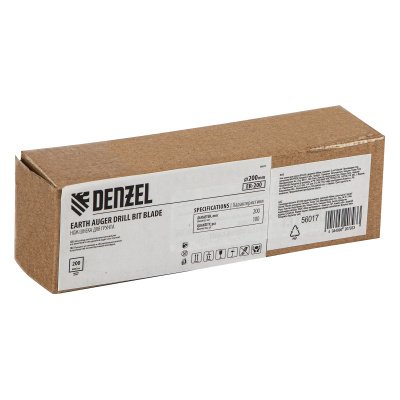 Нож шнека для грунта ER-200, диаметр 200 мм, комплект 2 шт Denzel по ценам производителя в Уфе с доставкой по всей России