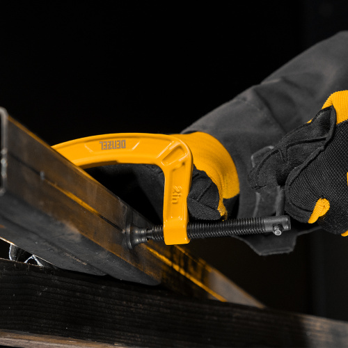 Струбцина G-образная, усиленная, 50 мм Denzel по ценам производителя в Уфе с доставкой по всей России