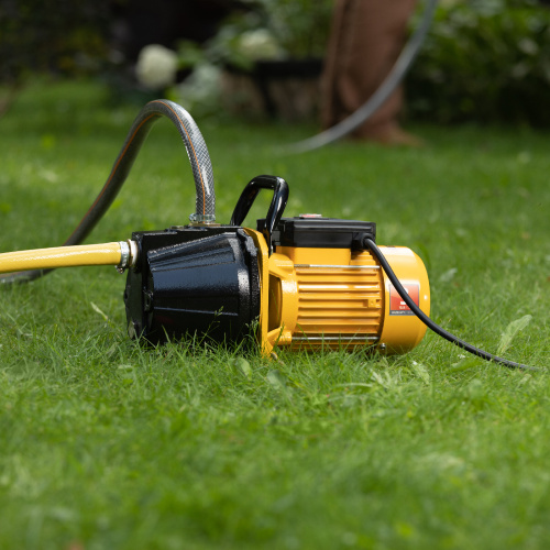 Садовый поверхностный насос GP1100C, 1100 Вт, 4500 л/ч, подъем 46 м, чугун Denzel по ценам производителя в Уфе с доставкой по всей России