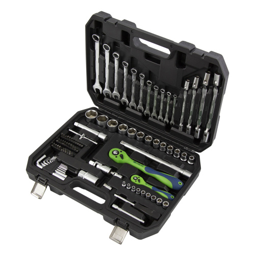 Набор инструментов 89 предметов, CrV 1/2", 1/4" Сибртех по ценам производителя в Уфе с доставкой по всей России