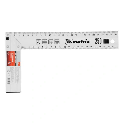 Угольник, 250 мм, алюминиевый, литой Matrix по ценам производителя в Уфе с доставкой по всей России