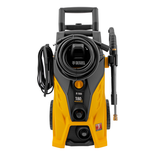 Моечная машина высокого давления R-180i, 2400 Вт, 180 бар, 7.5 л/мин, асинхронный двигатель Denzel по ценам производителя в Уфе с доставкой по всей России