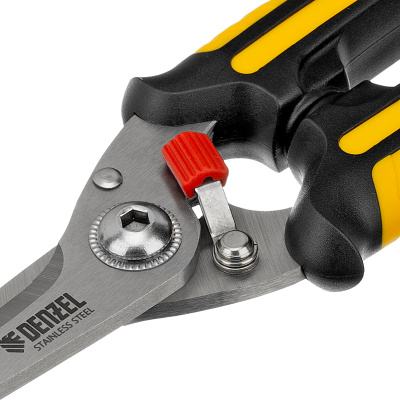 Ножницы универсальные, 200 мм, нержавеющая сталь Denzel купить в Москве с доставкой по всей России | ProtosMarket.ru