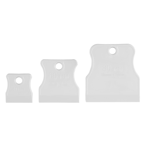 Набор шпателей 40-60-80 мм, белая резина, 3 шт. Sparta по ценам производителя в Уфе с доставкой по всей России