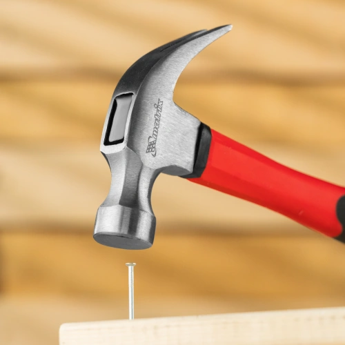 Молоток-гвоздодер optimal, 450 г, фибергласовая обрезиненная рукоятка Matrix по ценам производителя в Уфе с доставкой по всей России