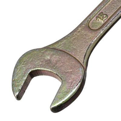 Ключ рожковый, 14 х 15 мм, желтый цинк Сибртех по ценам производителя в Уфе с доставкой по всей России