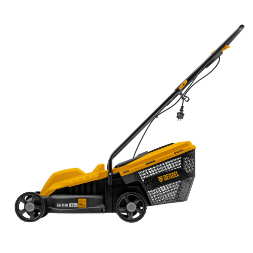 Газонокосилка электрическая GM-1100, 1100 Вт, шир. 32 см, 3 уров., травосб. 30 л Denzel по ценам производителя в Уфе с доставкой по всей России
