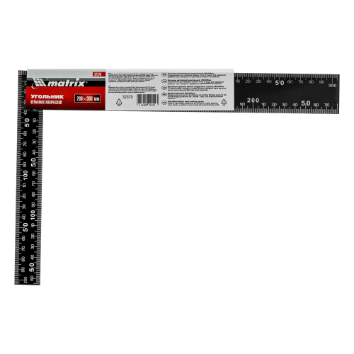 Угольник, 200 х 300 мм, цельнометаллический Matrix по ценам производителя в Уфе с доставкой по всей России
