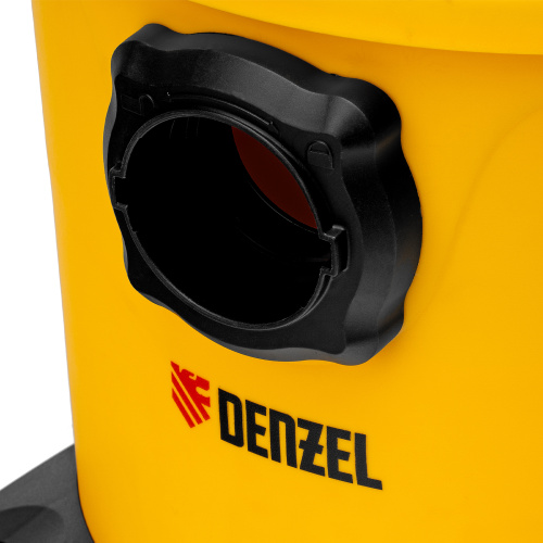 Пылесос строительный RVC20, 1400 Вт, бак 20 л, шланг 3 м, розетка с автосинхр. Denzel по ценам производителя в Уфе с доставкой по всей России