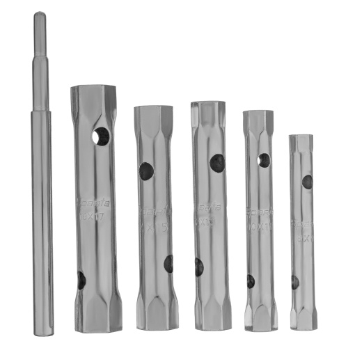 Набор ключей трубчатых торцевых, 8 х 17 мм, вороток, оцинкованные, 6 шт. Sparta по ценам производителя в Уфе с доставкой по всей России