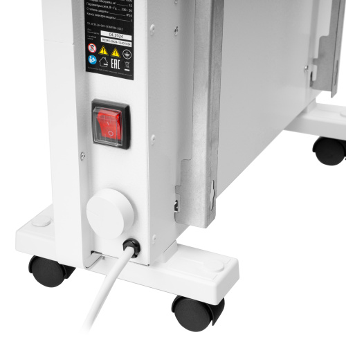 Конвектор электрический КМ-1000.1, 230 В, 1000 Вт, X-образный нагреватель, колеса, термостат MTX по ценам производителя в Уфе с доставкой по всей России