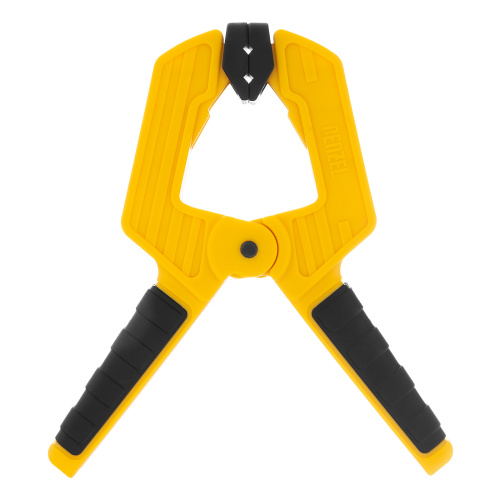 Струбцина клещеобразная, усиленная 50 х 35 мм, двухкомпонентные рукоятки Denzel по ценам производителя в Уфе с доставкой по всей России