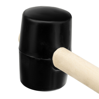 Киянка резиновая, 450 г, черная резина, деревянная рукоятка Sparta по ценам производителя в Уфе с доставкой по всей России