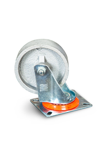 Колесо поворотное чугунное EM01 VKV 100 100 мм термостойкое по ценам производителя в Уфе с доставкой по всей России