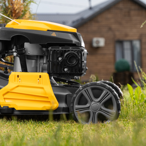 Газонокосилка бензиновая GLD-460SP, 146 куб.см, ширина 46 см, привод 7 уровней, травосборник 50 л Denzel по ценам производителя в Уфе с доставкой по всей России