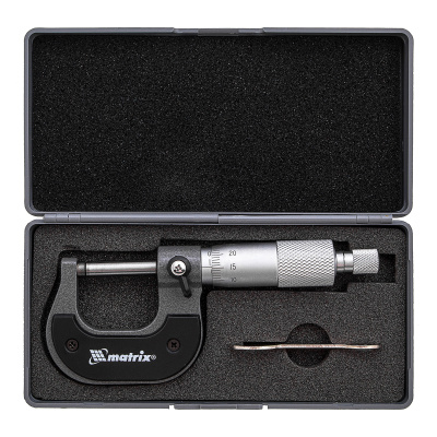 Микрометр механический,0-25 мм Matrix по ценам производителя в Уфе с доставкой по всей России