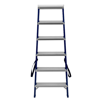 Стремянка двусторонняя 6 ступеней, стальная, Сибртех по ценам производителя в Уфе с доставкой по всей России