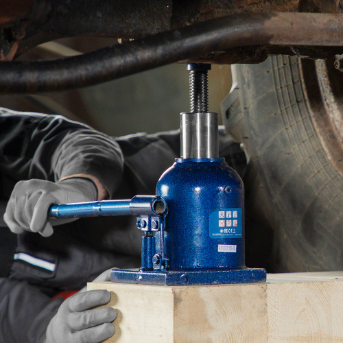 Домкрат гидравлический бутылочный телескопический, 10 т, H подъема 170-430 мм Stels по ценам производителя в Уфе с доставкой по всей России