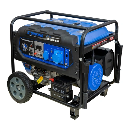Генератор бензиновый Dinking DKA8500EW (8,5кВт, электростартер, 17лс, колёса, АВР) по ценам производителя в Уфе с доставкой по всей России