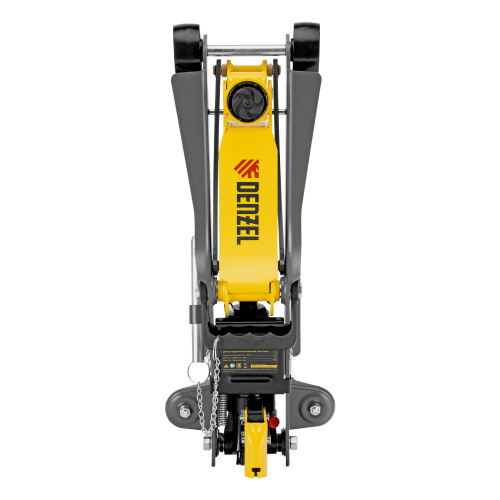 Домкрат гидравлический подкатной с фиксатором, 2,5 т,  85-385 мм, в пласт. кейсе Denzel по ценам производителя в Уфе с доставкой по всей России