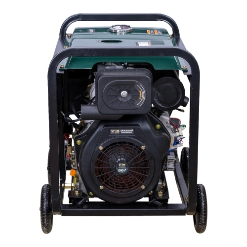 Генератор дизельный STEM Techno S8500DE (8,5кВт, электростартер, дисплей, подогрев, АВР) по ценам производителя в Уфе с доставкой по всей России