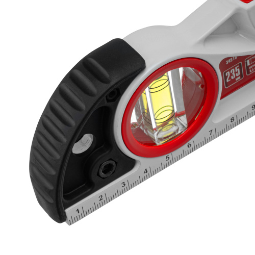 Уровень алюминиевый литой, фрезерованный, 3 глазка, две ударные площадки, 235 мм Matrix по ценам производителя в Уфе с доставкой по всей России