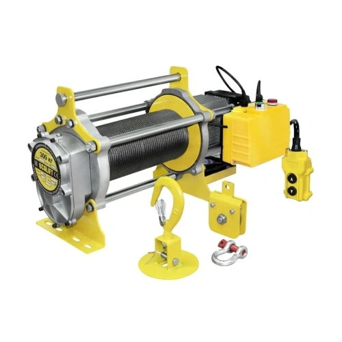 Лебёдка строительная TSA 300/600кг 100м 220в СКОРОСТНАЯ по ценам производителя в Уфе с доставкой по всей России