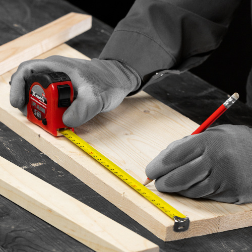 Рулетка Double fixation,5 м х 19 мм,обрезиненный корпус,двойная плавная фиксация Matrix по ценам производителя в Уфе с доставкой по всей России