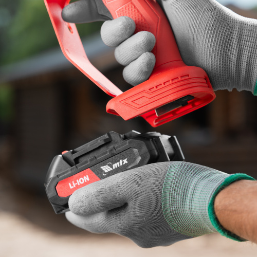 Цепная мини-пила аккумуляторная, MCS-100, шина 100 мм, Li-Ion, 20 В MTX по ценам производителя в Уфе с доставкой по всей России