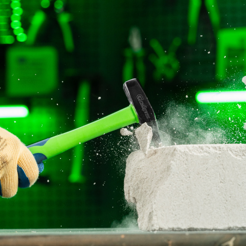 Молоток слесарный, 200 г, фибергласовая обрезиненная рукоятка Сибртех по ценам производителя в Уфе с доставкой по всей России