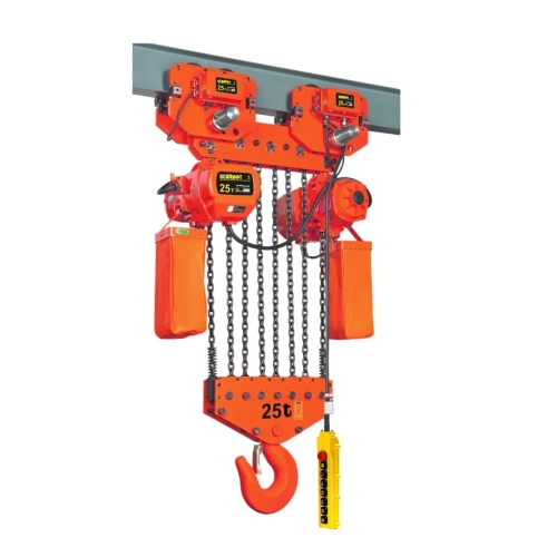 25т 6м таль цепная ТЭЦ OCALIFT 25-10s 380в передвижная купить в Москве с доставкой по всей России | ProtosMarket.ru