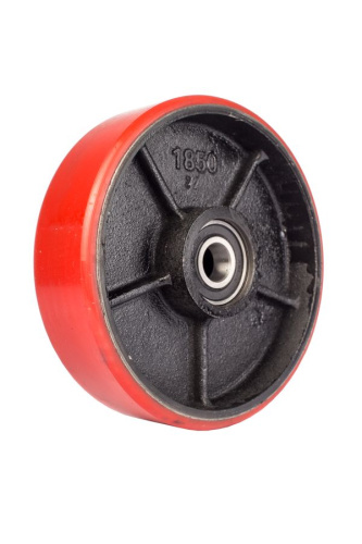 Колесо полиуретан 180х50 мм с подшипником для тележек гидравлических для BF/DF-III/RHP/AC/DF/CW2 по ценам производителя в Уфе с доставкой по всей России