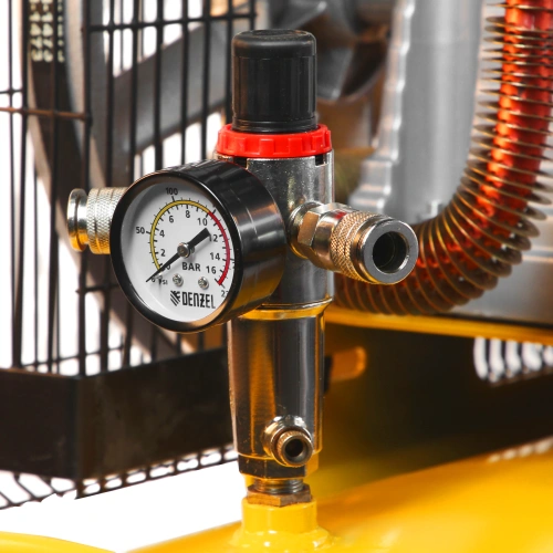 Компрессор воздушный, ременный привод BCI5500-T/270, 5.5 кВт, 270 литров, 850 л/мин Denzel по ценам производителя в Уфе с доставкой по всей России