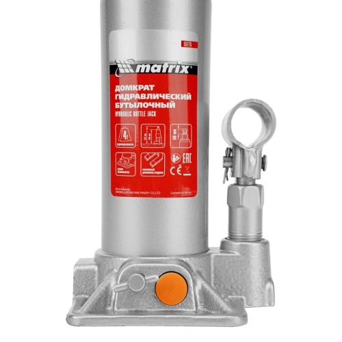 Домкрат гидравлический бутылочный, 4 т, h подъема 194-372 мм, в пластиковом кейсе Matrix по ценам производителя в Уфе с доставкой по всей России