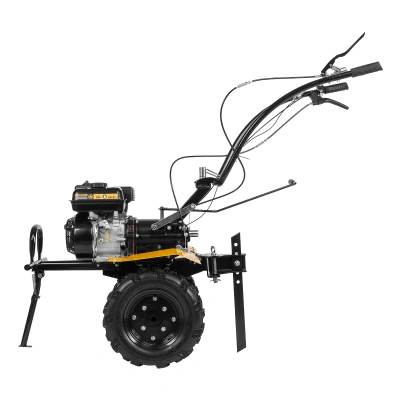 Мотоблок DPT-270X, 7 л.с., диск.сцеп, шир 90 см, глуб 35 см,фрез 3х4,ВОМ,скор 2В/1Н,кол 8" Denzel по ценам производителя в Уфе с доставкой по всей России