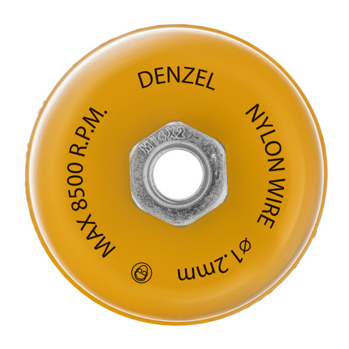 Щетка для УШМ, 100 мм, Чашка, нейлоновая щетина, М14 Denzel по ценам производителя в Уфе с доставкой по всей России