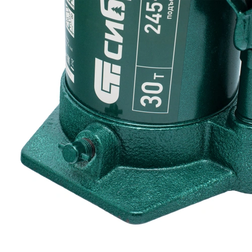 Домкрат гидравлический бутылочный, 30 т, 245-385 мм Сибртех по ценам производителя в Уфе с доставкой по всей России