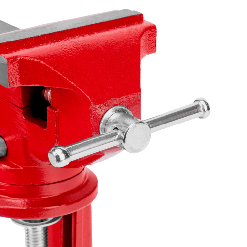 Тиски слесарные, 80 мм, настольные, поворотные, c наковальней MTX по ценам производителя в Уфе с доставкой по всей России