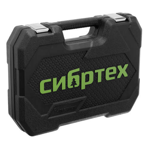 Набор инструментов, 1/2", 1/4", пластиковый кейс 89 предметов Сибртех по ценам производителя в Уфе с доставкой по всей России