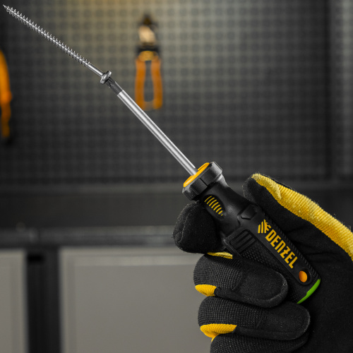 Отвертка PZ1x75 мм, CrV, трехкомпонентная рукоятка Denzel по ценам производителя в Уфе с доставкой по всей России