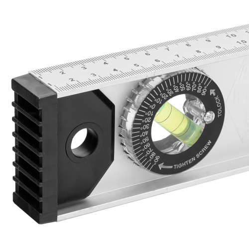 Уровень алюминиевый "Рельс", 1200 мм, 3 глазка (1 поворотный) Matrix по ценам производителя в Уфе с доставкой по всей России