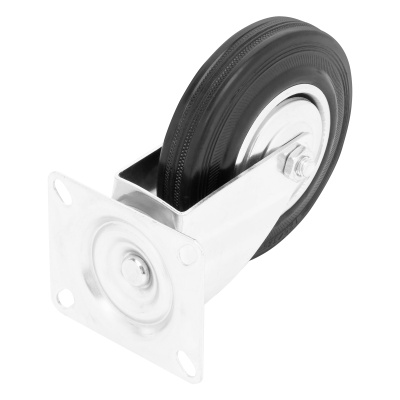 Колесо поворотное D 160 мм, крепление  платформенное Сибртех по ценам производителя в Уфе с доставкой по всей России