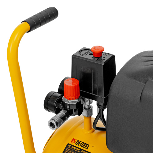 Компрессор воздушный DLC1300/24 безмасляный 1.3 кВт, 24 литра, 206 л/мин Denzel по ценам производителя в Уфе с доставкой по всей России