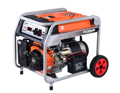 Генератор бензиновый 6,0 кВт 220В 27 л с электростартером и колесами TOR KM8000H по ценам производителя в Уфе с доставкой по всей России