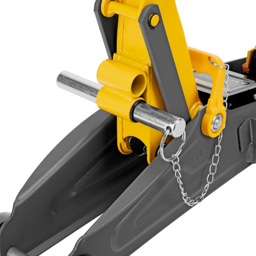 Домкрат гидравлический подкатной с фиксатором, 2 т, 130-330 мм Denzel по ценам производителя в Уфе с доставкой по всей России