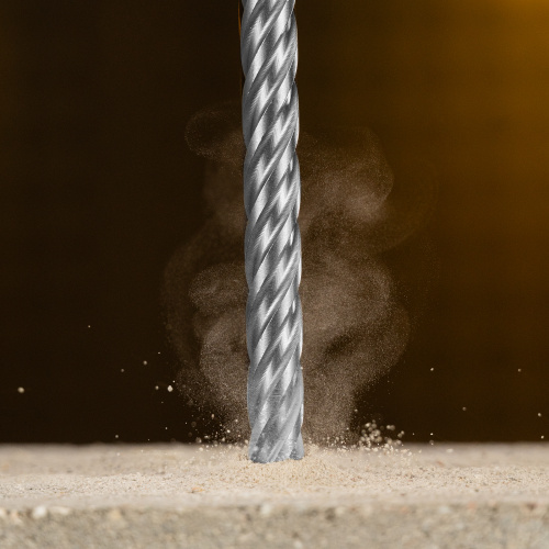 Бур по бетону, цельная крестовая пластина, 12x215 мм, SDS PLUS Denzel по ценам производителя в Уфе с доставкой по всей России