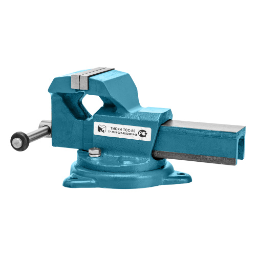 Тиски слесарные, 80 мм, поворотные (Глазов) по ценам производителя в Уфе с доставкой по всей России
