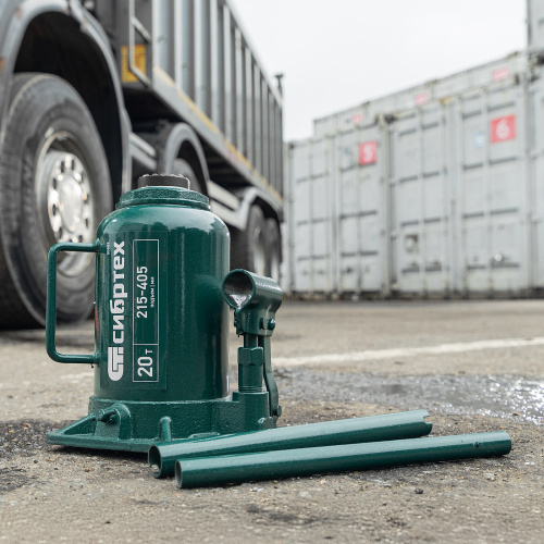 Домкрат гидравлический бутылочный, 20 т, 215-405 мм Сибртех по ценам производителя в Уфе с доставкой по всей России